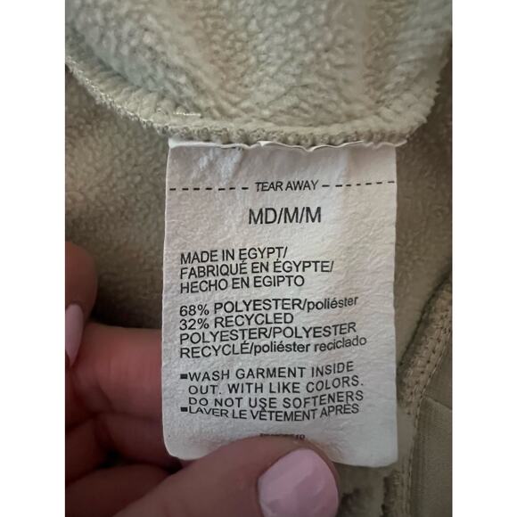 UNDER ARMOUR HOODIE SWEATSHIRT MENS BEIGE FRONT LOGO SIZE M - Picture 10 of 11